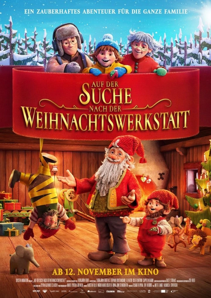 Filmplakat: Auf der Suche nach der Weihnachtswerkstatt